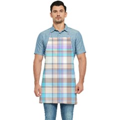 Plaid Kitchen Apron by nate14shop