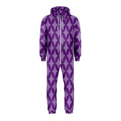 Purple-background Hooded Jumpsuit (kids) by nate14shop