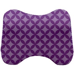 Purple-background Head Support Cushion by nate14shop