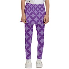 Purple-background Kids  Skirted Pants by nate14shop