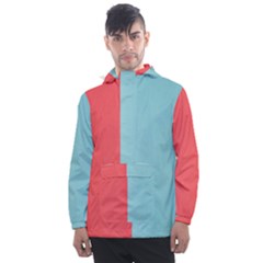 Red-two Calor Men s Front Pocket Pullover Windbreaker by nate14shop