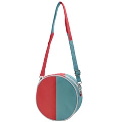 Red-two Calor Crossbody Circle Bag by nate14shop