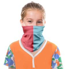 Red-two Calor Face Covering Bandana (kids) by nate14shop