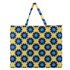 Rosette Zipper Large Tote Bag by nate14shop