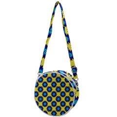 Rosette Crossbody Circle Bag