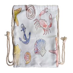 Sea-b 001 Drawstring Bag (large) by nate14shop