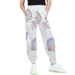 Sea-b 001 Kids  Elastic Waist Pants by nate14shop