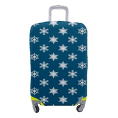 Snowflakes 001 Luggage Cover (small)