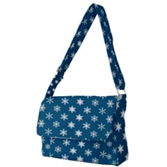 Snowflakes 001 Full Print Messenger Bag (s) by nate14shop