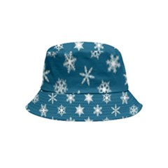 Snowflakes 001 Bucket Hat (kids) by nate14shop