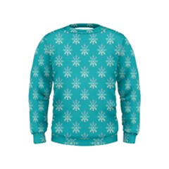 Snowflakes 002 Kids  Sweatshirt