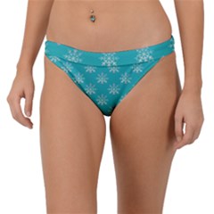 Snowflakes 002 Band Bikini Bottom by nate14shop