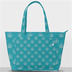 Snowflakes 002 Back Pocket Shoulder Bag 