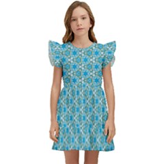 Texture Kids  Winged Sleeve Dress by nate14shop