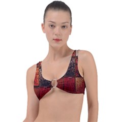 Tiles Ring Detail Bikini Top