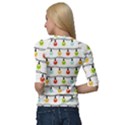 Christmas-light-bulbs-seamless-pattern-colorful-xmas-garland Quarter Sleeve Raglan Tee View2