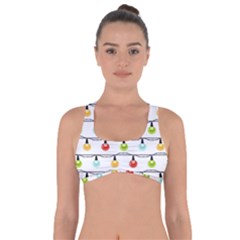 Christmas-light-bulbs-seamless-pattern-colorful-xmas-garland Got No Strings Sports Bra