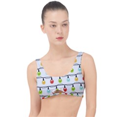 Christmas-light-bulbs-seamless-pattern-colorful-xmas-garland The Little Details Bikini Top by nate14shop