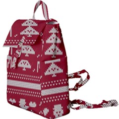 Christmas-seamless-knitted-pattern-background 001 Buckle Everyday Backpack by nate14shop