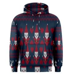 Christmas-seamless-knitted-pattern-background 003 Men s Core Hoodie by nate14shop