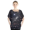 James Webb Space Telescope Deep Field Batwing Chiffon Blouse View1