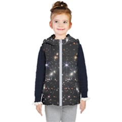 James Webb Space Telescope Deep Field Kids  Hooded Puffer Vest