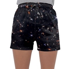 James Webb Space Telescope Deep Field Sleepwear Shorts by PodArtist