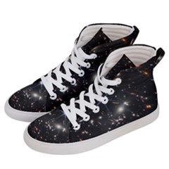 James Webb Space Telescope Deep Field Men s Hi-top Skate Sneakers by PodArtist