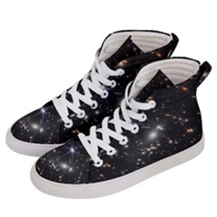 James Webb Space Telescope Deep Field Women s Hi-top Skate Sneakers by PodArtist