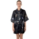 James Webb Space Telescope Deep Field Half Sleeve Satin Kimono  View1