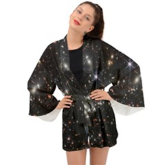 James Webb Space Telescope Deep Field Long Sleeve Kimono by PodArtist