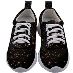 James Webb Space Telescope Deep Field Kids Athletic Shoes by PodArtist