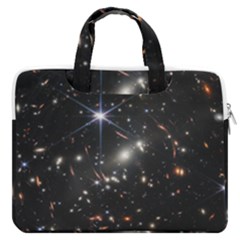 James Webb Space Telescope Deep Field Macbook Pro 13  Double Pocket Laptop Bag by PodArtist