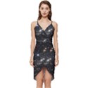 James Webb Space Telescope Deep Field Wrap Frill Dress View1