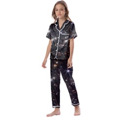 James Webb Space Telescope Deep Field Kids  Satin Short Sleeve Pajamas Set by PodArtist