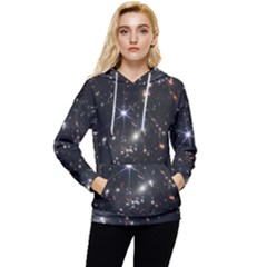 James Webb Space Telescope Deep Field Women s Lightweight Drawstring Hoodie