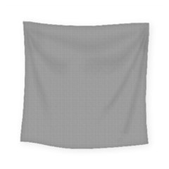 Small Soot Black And White Handpainted Houndstooth Check Watercolor Pattern Square Tapestry (small)