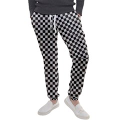 Black And White Watercolored Checkerboard Chess Men s Jogger Sweatpants by PodArtist