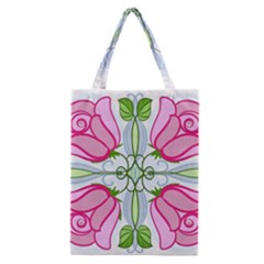 Figure Roses Flowers-ornament Classic Tote Bag