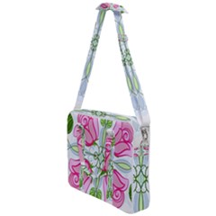 Figure Roses Flowers-ornament Cross Body Office Bag