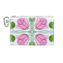 Figure roses flowers-ornament Canvas Cosmetic Bag (Medium) View1