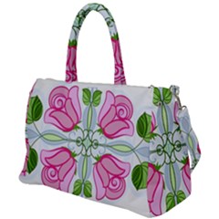 Figure Roses Flowers-ornament Duffel Travel Bag