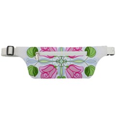 Figure Roses Flowers-ornament Active Waist Bag