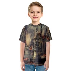 Braunschweig-city-lower-saxony Kids  Sport Mesh Tee