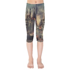 Braunschweig-city-lower-saxony Kids  Capri Leggings 