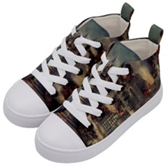 Braunschweig-city-lower-saxony Kids  Mid-top Canvas Sneakers