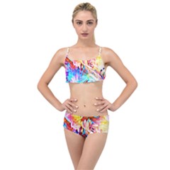 Background-drips-fluid-colorful- Layered Top Bikini Set