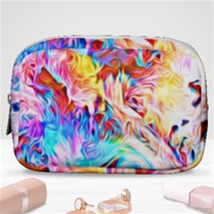 Background-drips-fluid-colorful- Make Up Pouch (small)