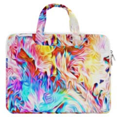 Background-drips-fluid-colorful- Macbook Pro 16  Double Pocket Laptop Bag 