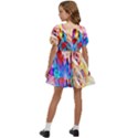 Background-drips-fluid-colorful- Kids  Short Sleeve Dolly Dress View4